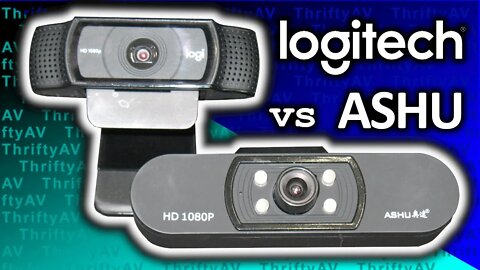 Webcam Price Gouging?! The affordable ASHU HD 1080p compared to the Logitech C920 Pro!