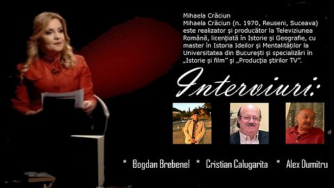 Mihaela Craciun, TVRI: Interviu cu Bogdan Brebenel, Cristian Calugarita si Alex Dumitru [2010]