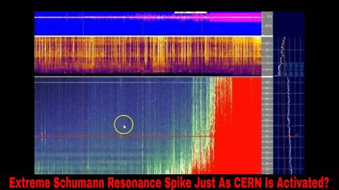 Extreme Schumann Resonance Spike May 18th 2022! CERN?