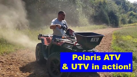 Polaris Machines! Not JUST for trail riding! Polaris Ranger Northstar & Polaris Sportsman 850 action