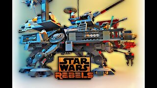 LEGO Star Wars Rebels - Captain Rex's AT-TE Walker MOC - Review (2016)