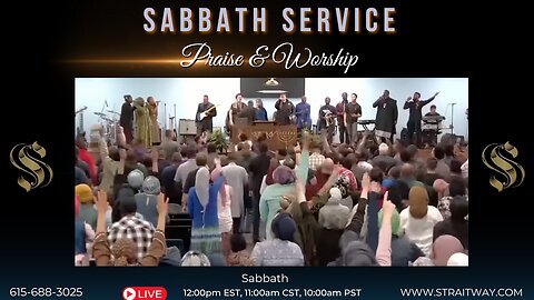 Sabbath Service Praise & Worship 2024-06-08