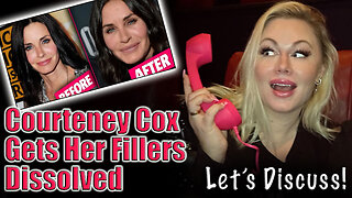 Courteney Cox Gets Her Fillers Dissolved, Let's Discuss| Code Jessica10 saves Money Approved Vendors