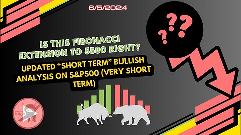 SP500 Short Term Bullish Update: Target 5550-5600 | June 5th, 2024