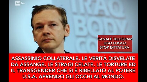 ASSASSINIO COLLATERALE. LE VERITÀ DISVELATE DA ASSANGE, LE STRAGI CELATE, LE TORTURE.