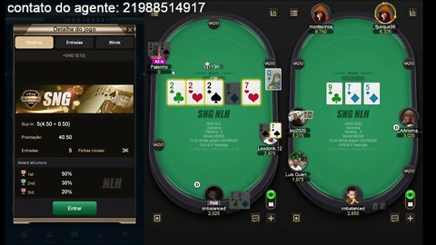 CONSTRUINDO BANKROLL JOGANDO SIT AND GO MICRO NA SUPREMA POKER BUY INS 2R$ E 5R$