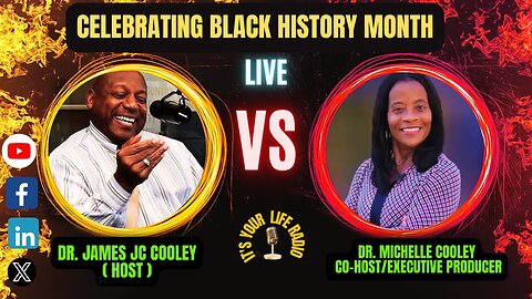 468 - "Celebrating Black History Month" with Drs. James & Michelle Cooley