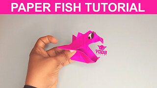 Paper Fish - Easy And Step By Step Tutorial