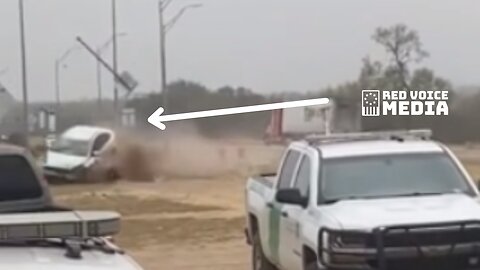 Wild Crash Of Suspected Human Smuggler Caught On Camera Near Border Patrol Checkpoint In Uvalde, TX