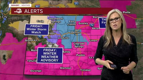 Fire danger in NE Colorado Thursday ahead of rain, mountain snow on Friday