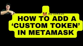 😎🎯How to Add a Custom Token in Metamask Wallet