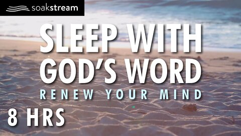 SOAK IN GOD'S PROMISES BY THE OCEAN | SLEEP WITH GOD'S WORD | 100+ Bible Verses For Sleep