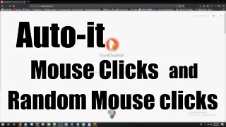 Autoit: Mouse clicks and Random mouse clicks
