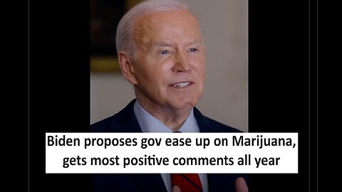 Biden proposes marijuana from schedule 1 to 3, could this boost poll numbers