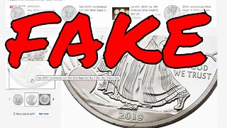 WARNING: 2019 Fake Silver Eagles On eBay!