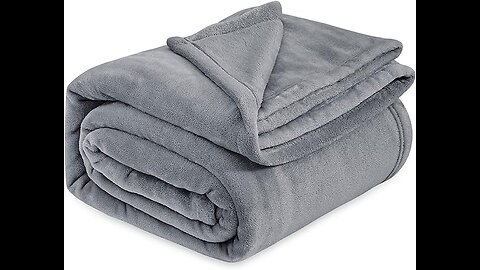 Bedsure Fleece Blankets Queen Size Plush Fuzzy Cozy Luxury Microfiber 90x90 inches