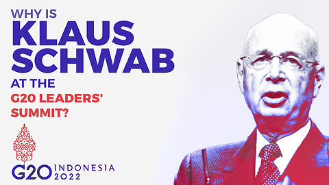 Klaus Schwab | Why Is Klaus Schwab a Keynote Speaker at the 2022 G20 Leaders Summit?
