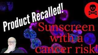 Banana Boat Sunscreen Recalled due to Cancer Risk Benzene, Cancer Sunscreen #shorts