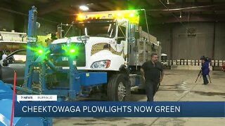 Cheektowaga plow trucks to use green lights for safety