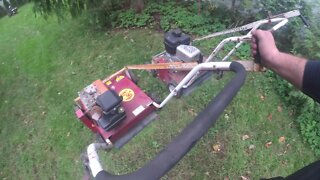 GIANT VAC THATCHER POWER RAKE LAWN COMB Restyle, Restoration & OVER VIEW MODEL & Serial Number INCL.