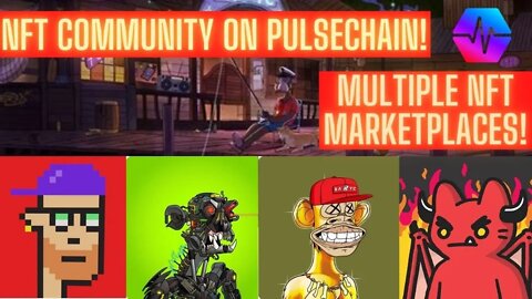 NFT Community On Pulsechain! Bored Ape, Cool Cats, Mutant Ape! Multiple NFT Marketplaces!