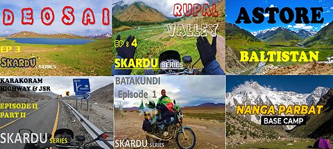 Highlights:| Skardu Series 2022 North Pakistan Solo Biker Traveler Suzuki GS150