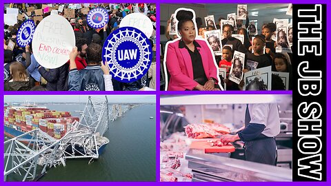 UAW STRIKES for Palestine!, Office for Missing Black Women, Baltimore Bridge Update