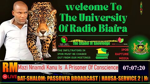 SHABBAT-SHALOM: PASSOVER BROADCAST | HAUSA-SERVICE 2 | Host: Mazi Nwachineke | Apr 16, 2022