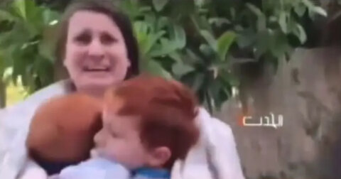 Horrifying Video Shows Hamas Terrorists Kidnap Israeli Mom and Her Two Young Sons