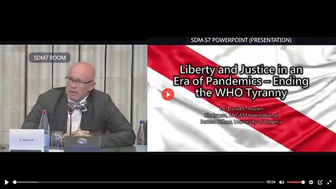 Dr. David Martin Liberty & Justice in an Era of Pandemics - Ending the WHO Tyranny!