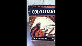 Colossians Lecture 1 General Considerations and Analysis