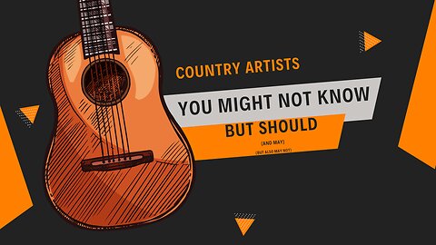 Country Artists You Might Not Know But Should