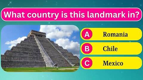 Guess the Country by its Landmark | Where is the Landmark Quiz | 100 Famous Landmarks
