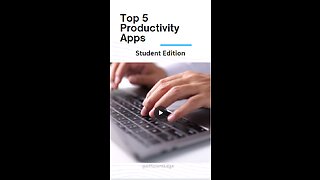 Top 5 Productivity Apps (Student Edition)