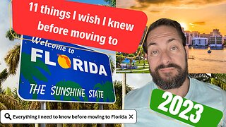Real Estate Everything I wish I knew before moving to Florida 2023 MOST UPDATED Tampa FL Information