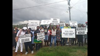 Ethekwini Mxolisi Kaunda lead a March in support of the course and to the fight against violence