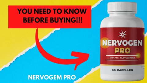 NERVOGEM PRO REVIEW – Does Nervogem Pro Work? ⚠️ What You Need To Know About Nervogem Pro Supplement
