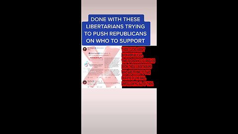 DONE WITH FOLLOWING LIBERTARIANS