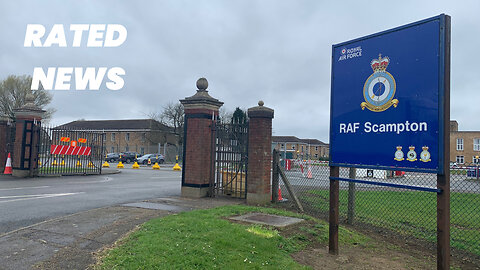 Man Climbs RAF Scampton Hangar Revealing Asylum Centre Plans