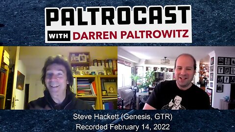 Steve Hackett (Genesis, GTR) interview #3 with Darren Paltrowitz