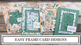 4 Ways to Make a Frame Card Design | Stampin’ Up! Hand Penned