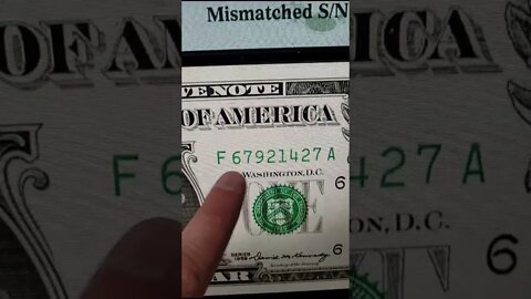 Dollar Bill Mistake Worth Money! #money