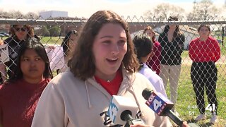 Shawnee students walk out to protest gun violence