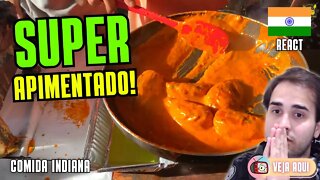 Este vídeo é para AMANTES DE PIMENTA! Reagindo a COMIDAS DE RUA INDIANAS | Veja Aqui Reacts