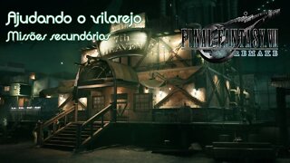 Fazendo as missões secundárias do vilarejo - Final Fantasy VII Remake Gameplay PT4 - PT-BR