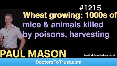 PAUL MASON 9’ | Wheat growing: 1000s of mice & animals killed by poisons, harvesting
