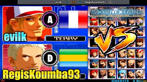 The King of Fighters 2002 (evilk Vs. RegisKoumba93) [France Vs. Gabon]