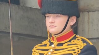 Kings troop female guards #horseguardsparade