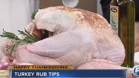 Thanksgiving turkey rub tips