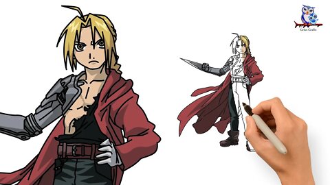 How To Draw Edward Elric Fullmetal Alchemist - Manga